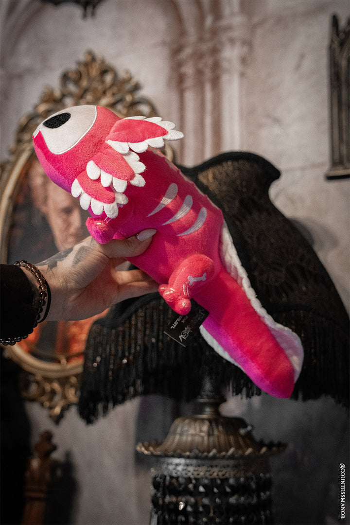 creepy cute skeleton animal plush toy