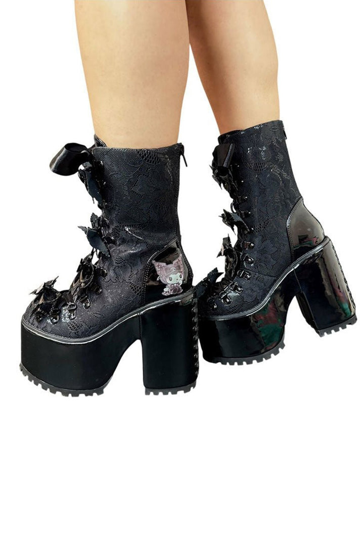 gothic lolita kuromi platforms