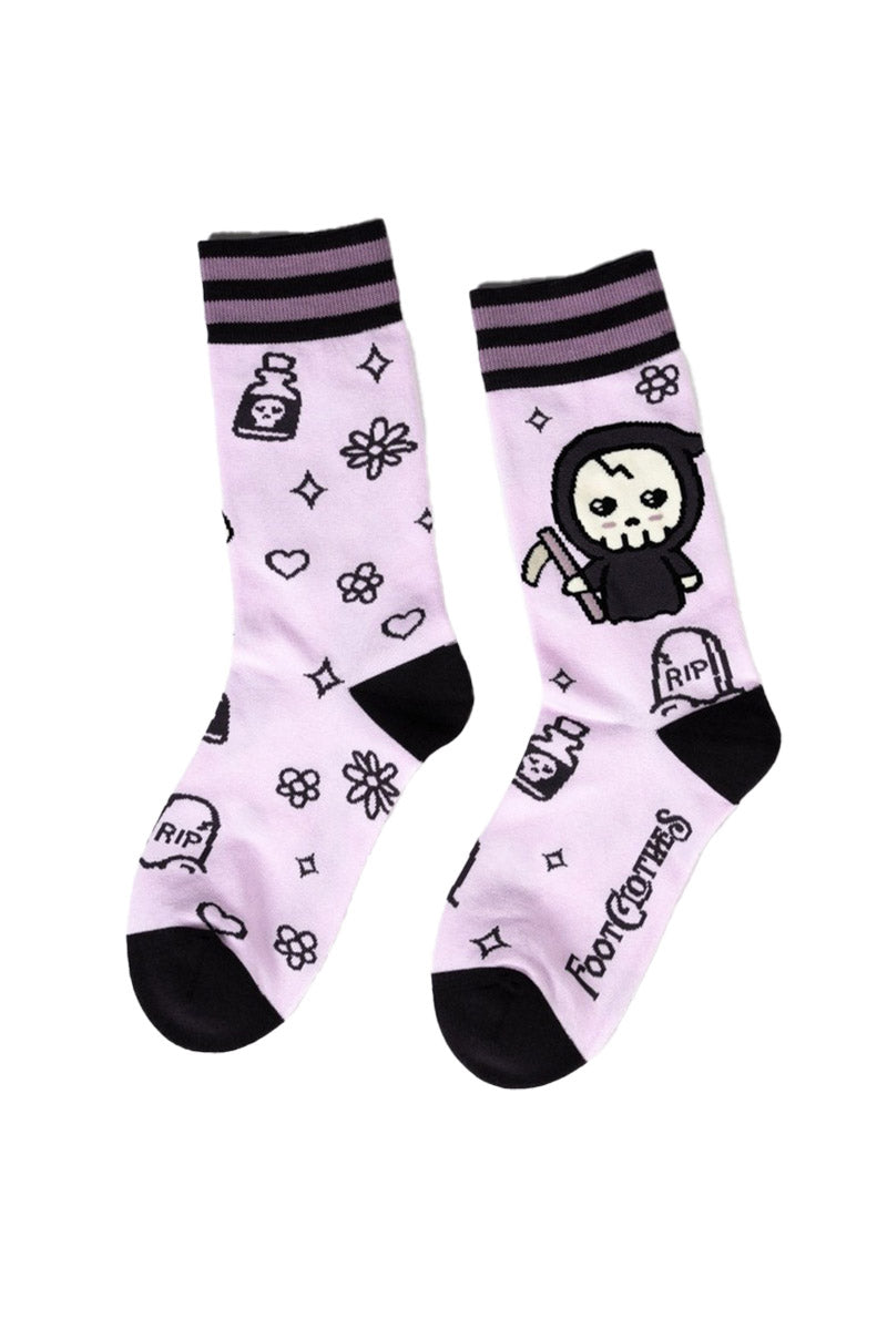 novelty pastel goth socks
