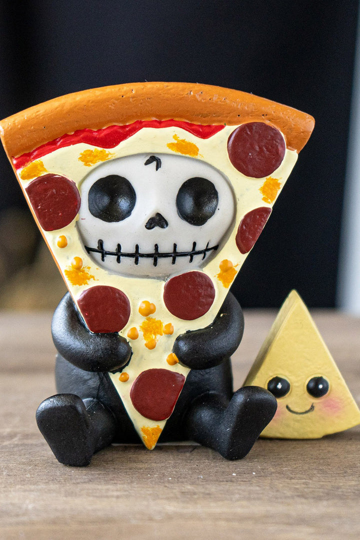 quirky pizza figurine by furrybones