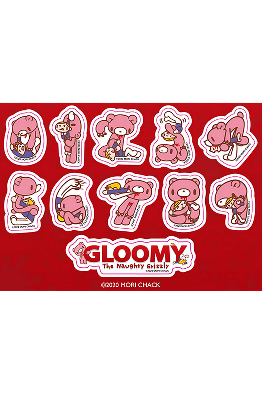 gloomy bear sticker sheet