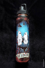 Botella de agua de 24 oz con diseño de Ghost Love