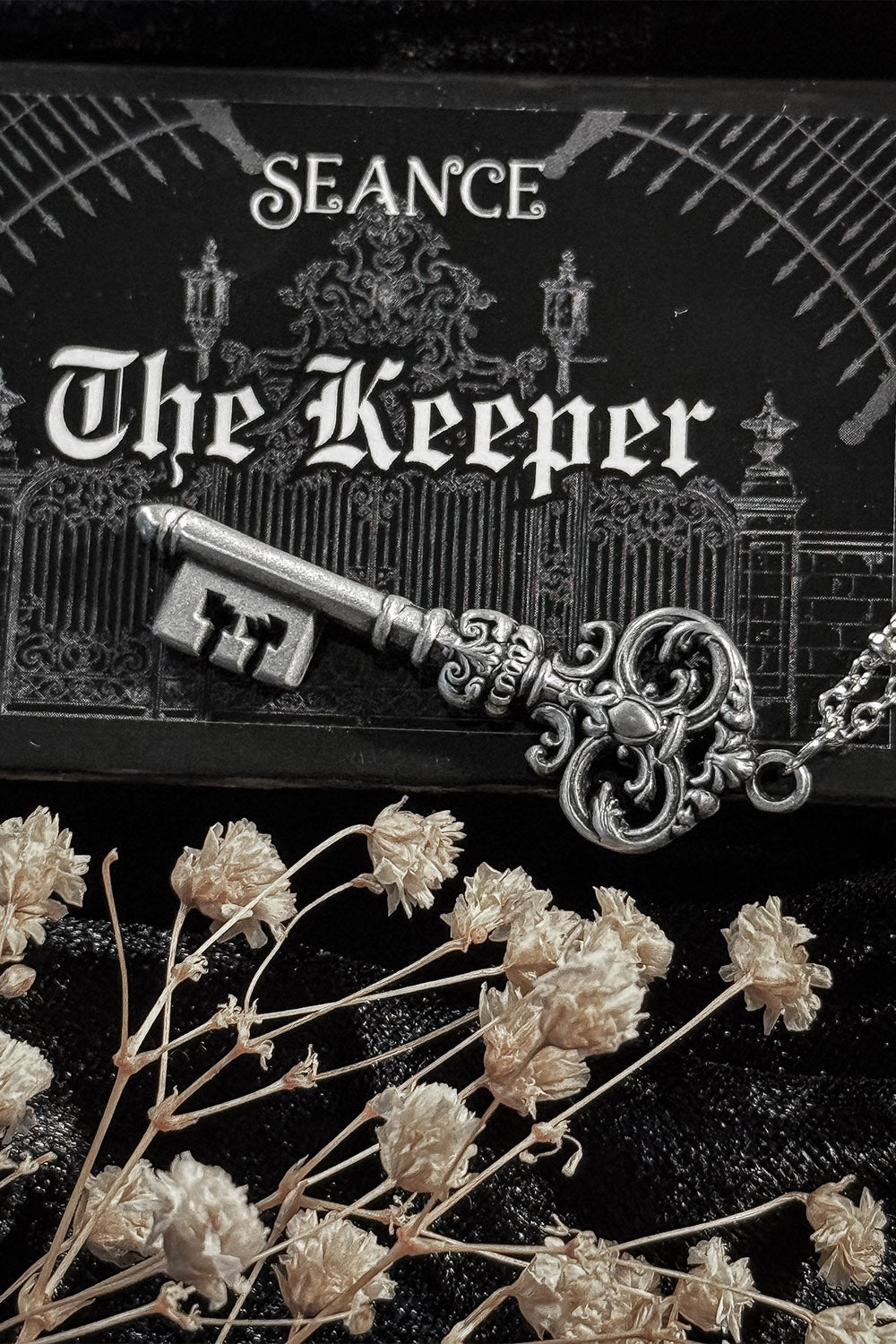 romantic gothic key necklace by seance