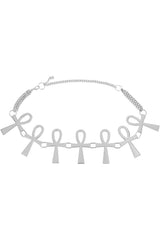 occult ankh silver belt