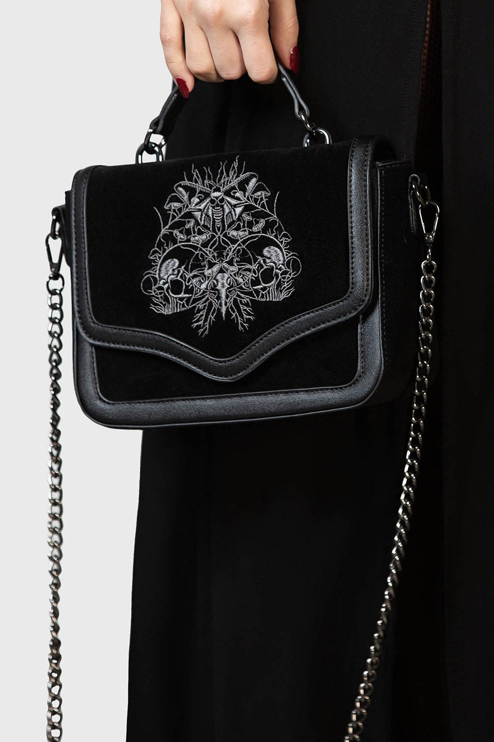 gothic velvet bag