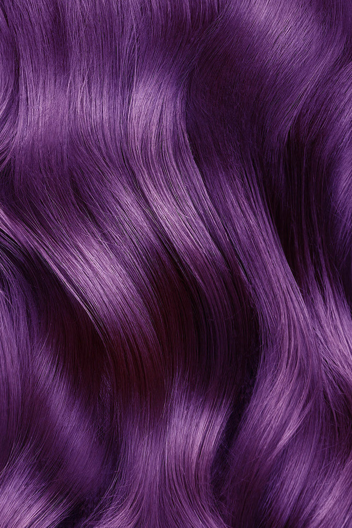 gothic bright purple hair dye 