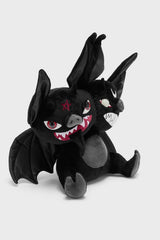 two headed oddities bat plush toy