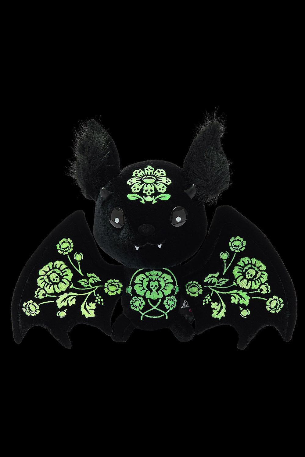 gothic bat plush toy 