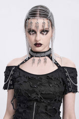 gothic spiked punk headwear 