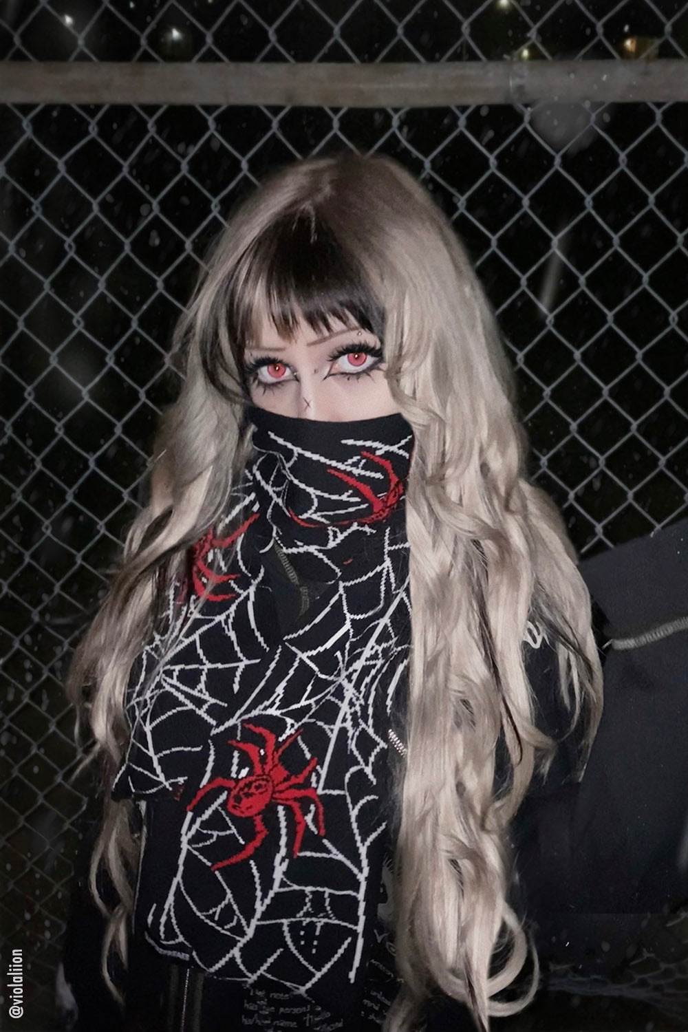 Vampire Webbed Spiderweb Scarf – VampireFreaks