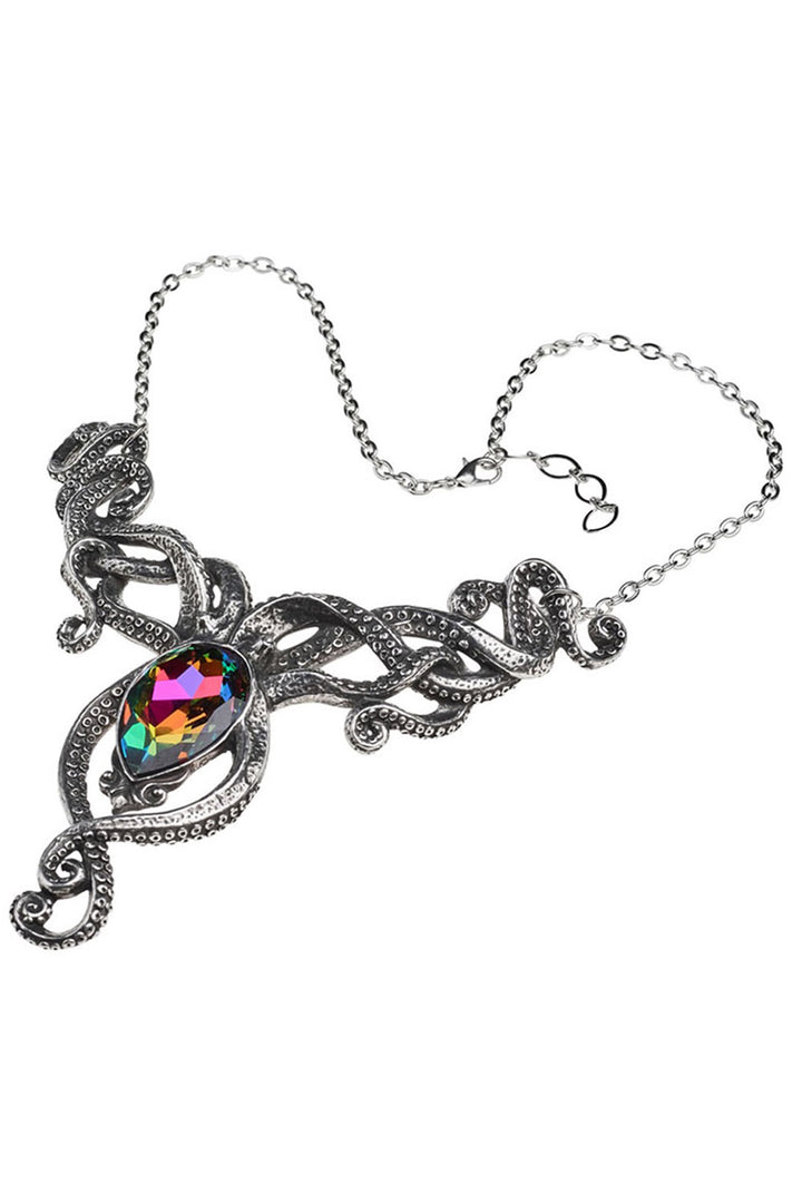 gothic kraken necklace