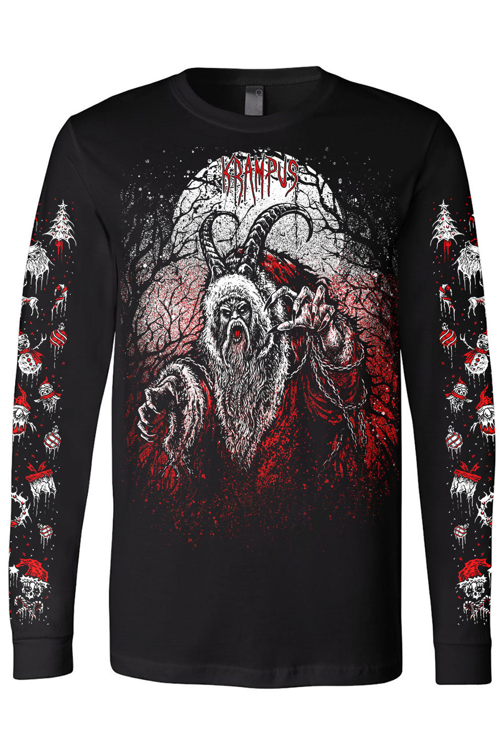 gothic krampus christmas shirt