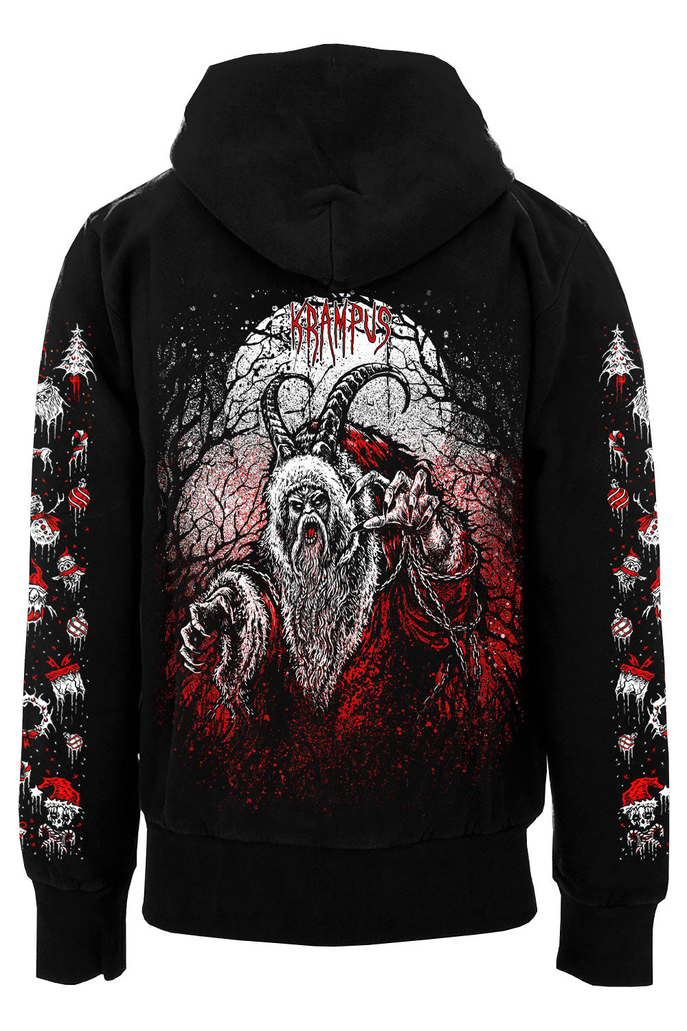 scary santa claus hoodie