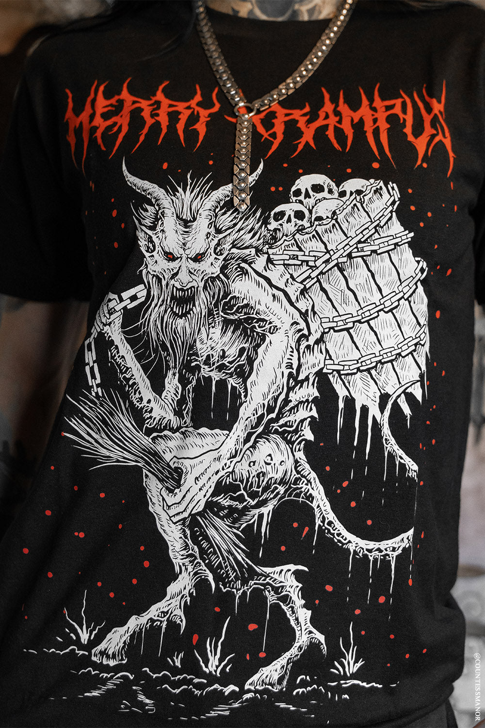 scary krampus xmas shirt