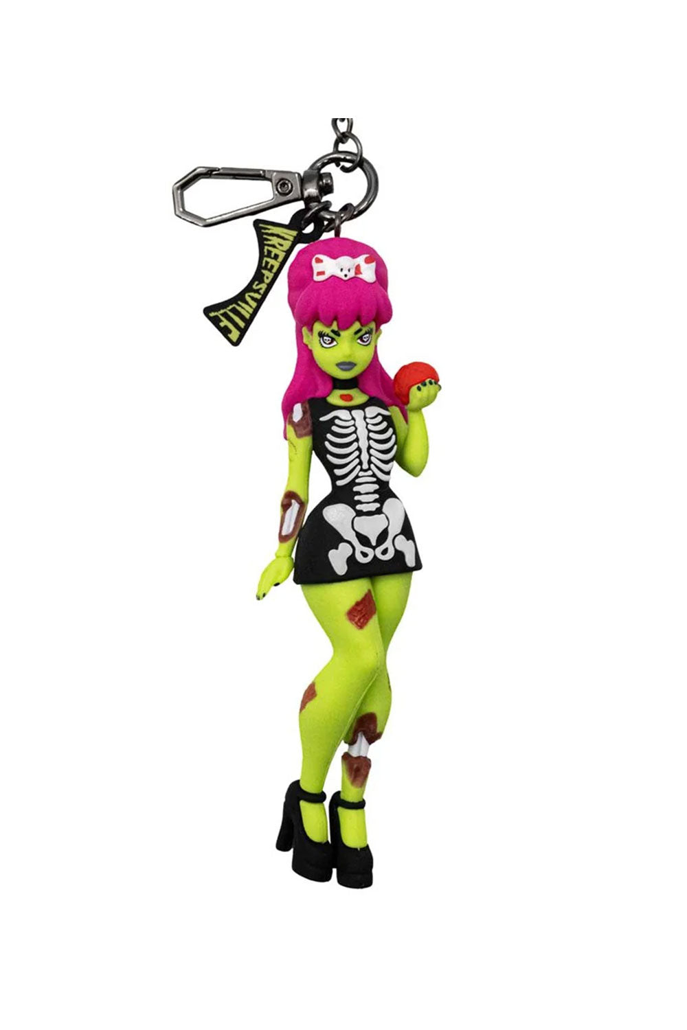 Creepy cute Zombabe 3D Vinyl Keychain from Kreepsville