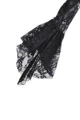 flared sleeve witchy lace dress