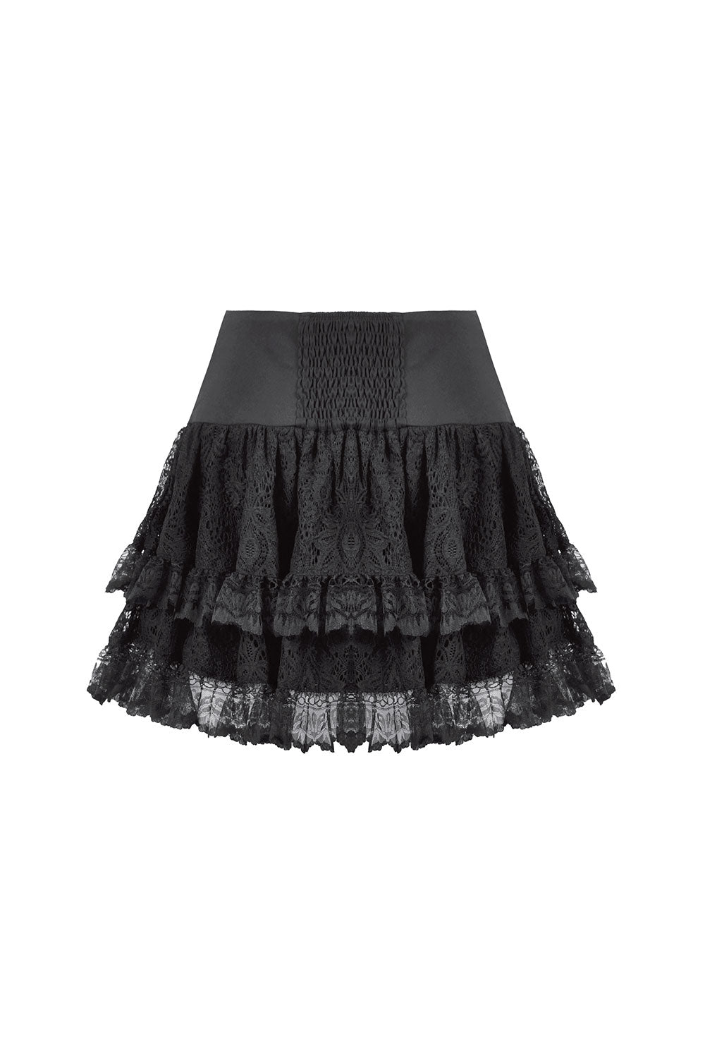 Cute black punk skirt from Dark In Love