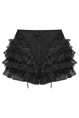 womens ruffled bloomer shorts by punk rave