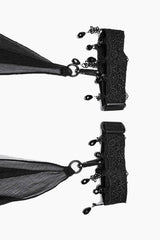 womens beaded arm bands for gothic cloak 