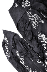 ruffled gothic lace duster