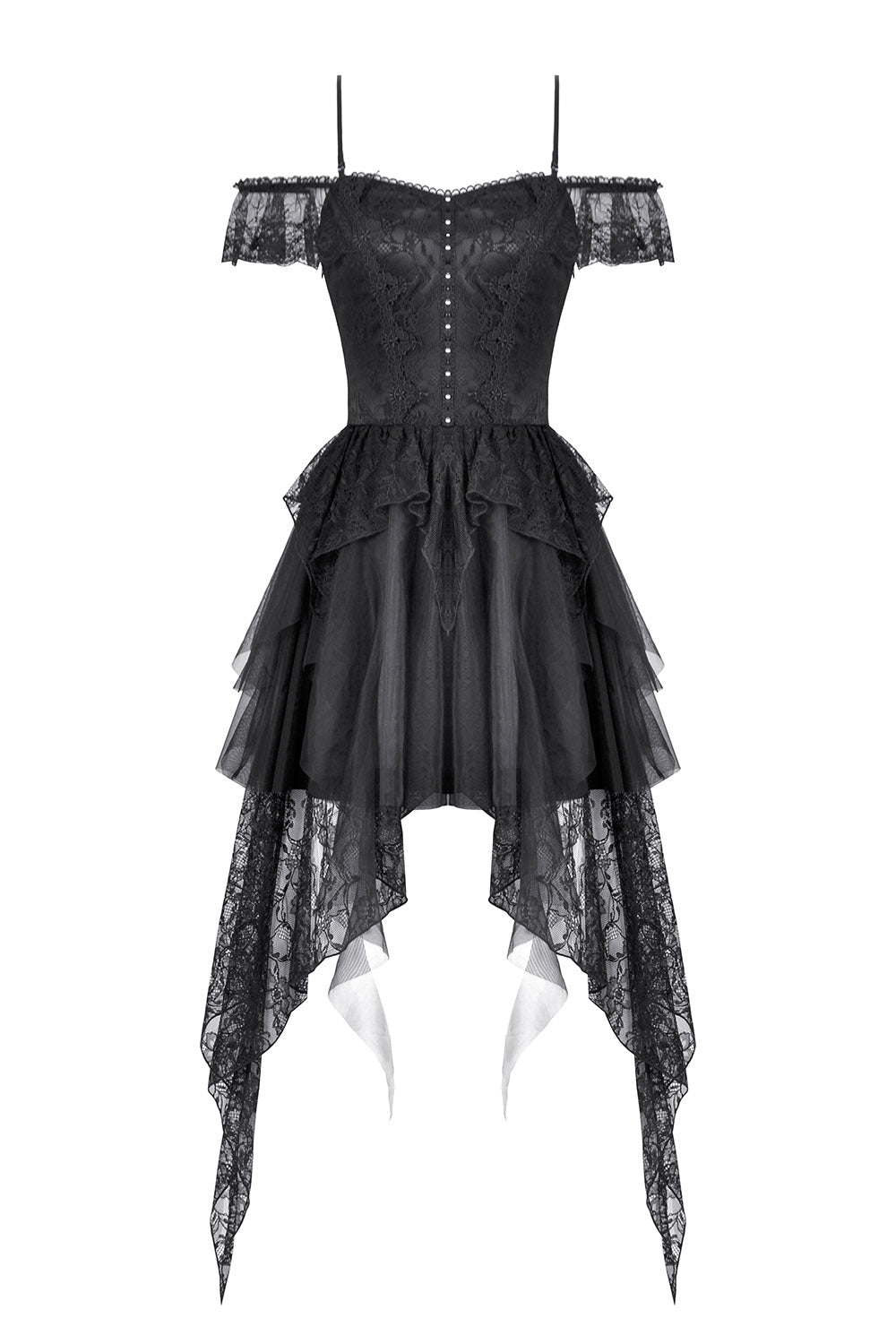 short mini length gothic dress