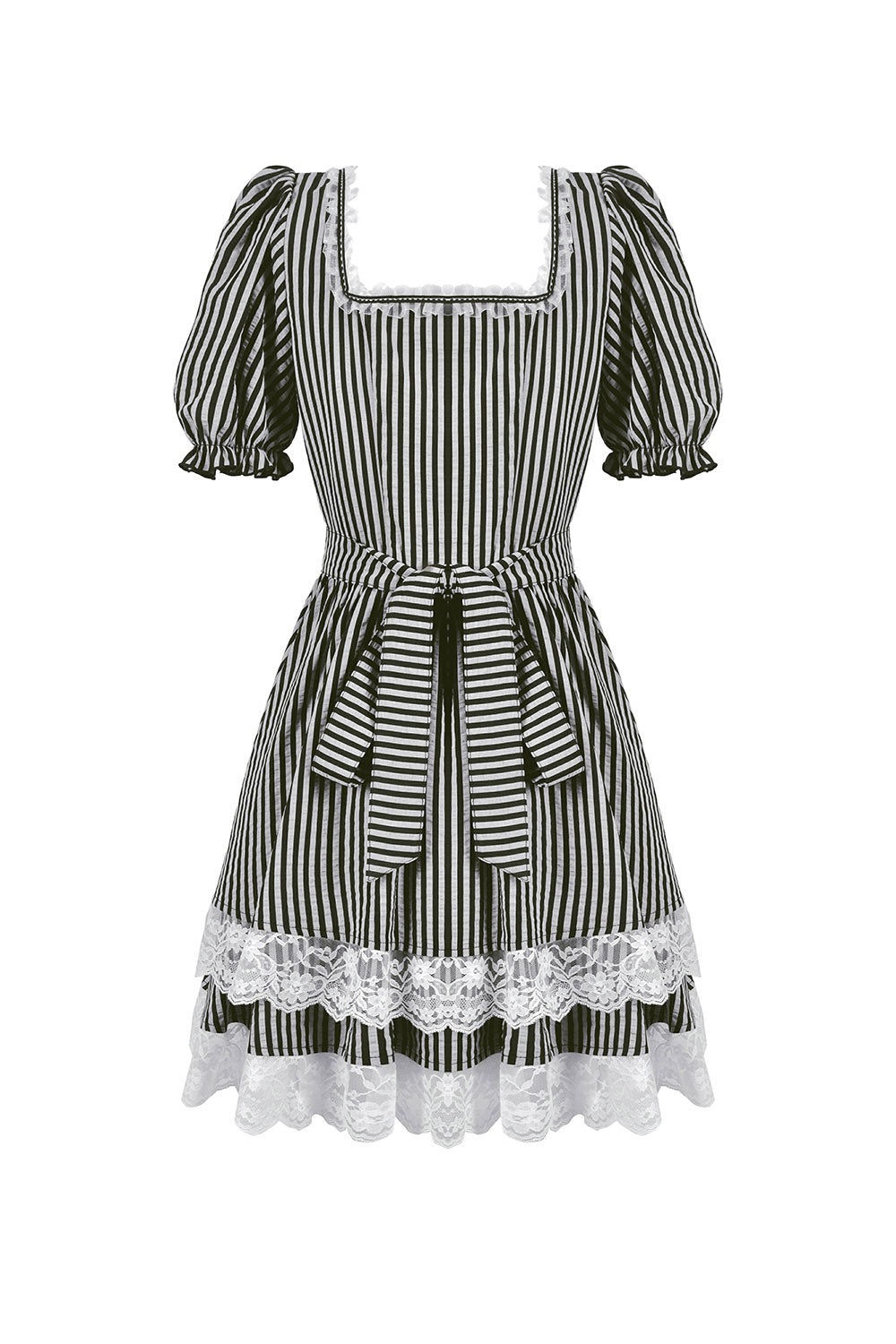striped short dress