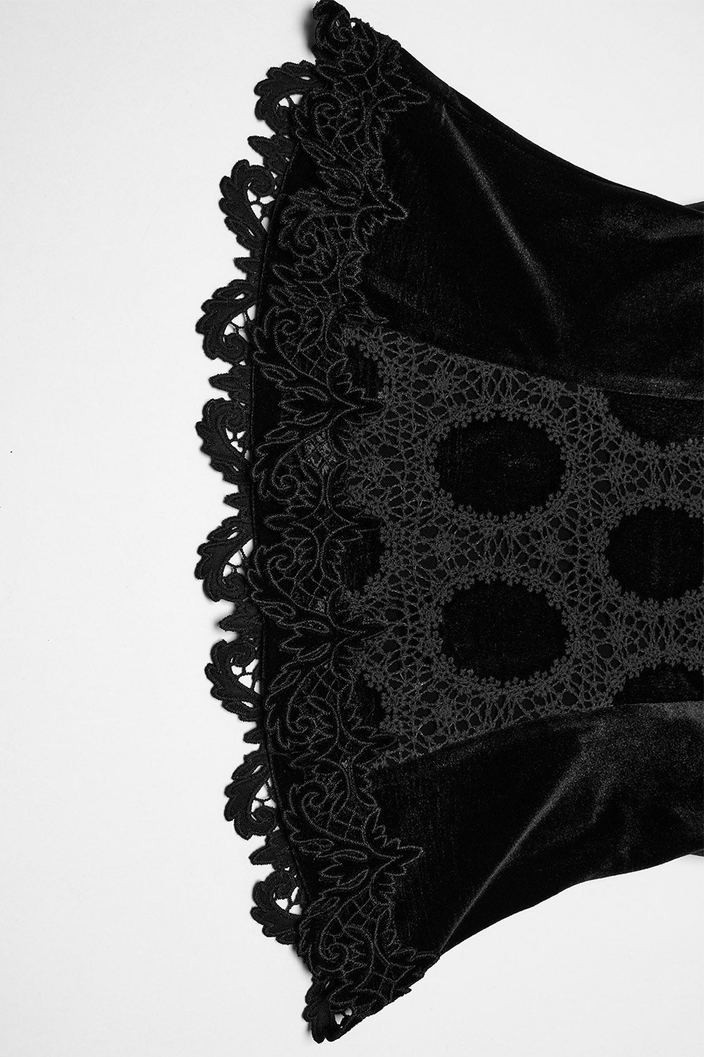 quirky puff sleeve gothic top