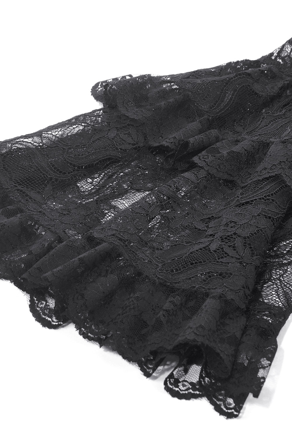long sleeve black lace gothic dress by dark in love with cross charm