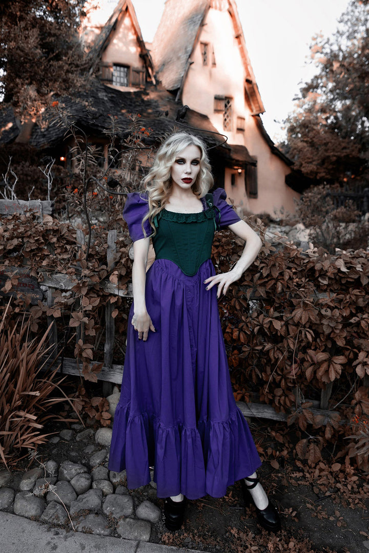 romantic long western purple dress by lively dress