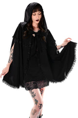 Kiki Lace Trim Cape [No Restocks]