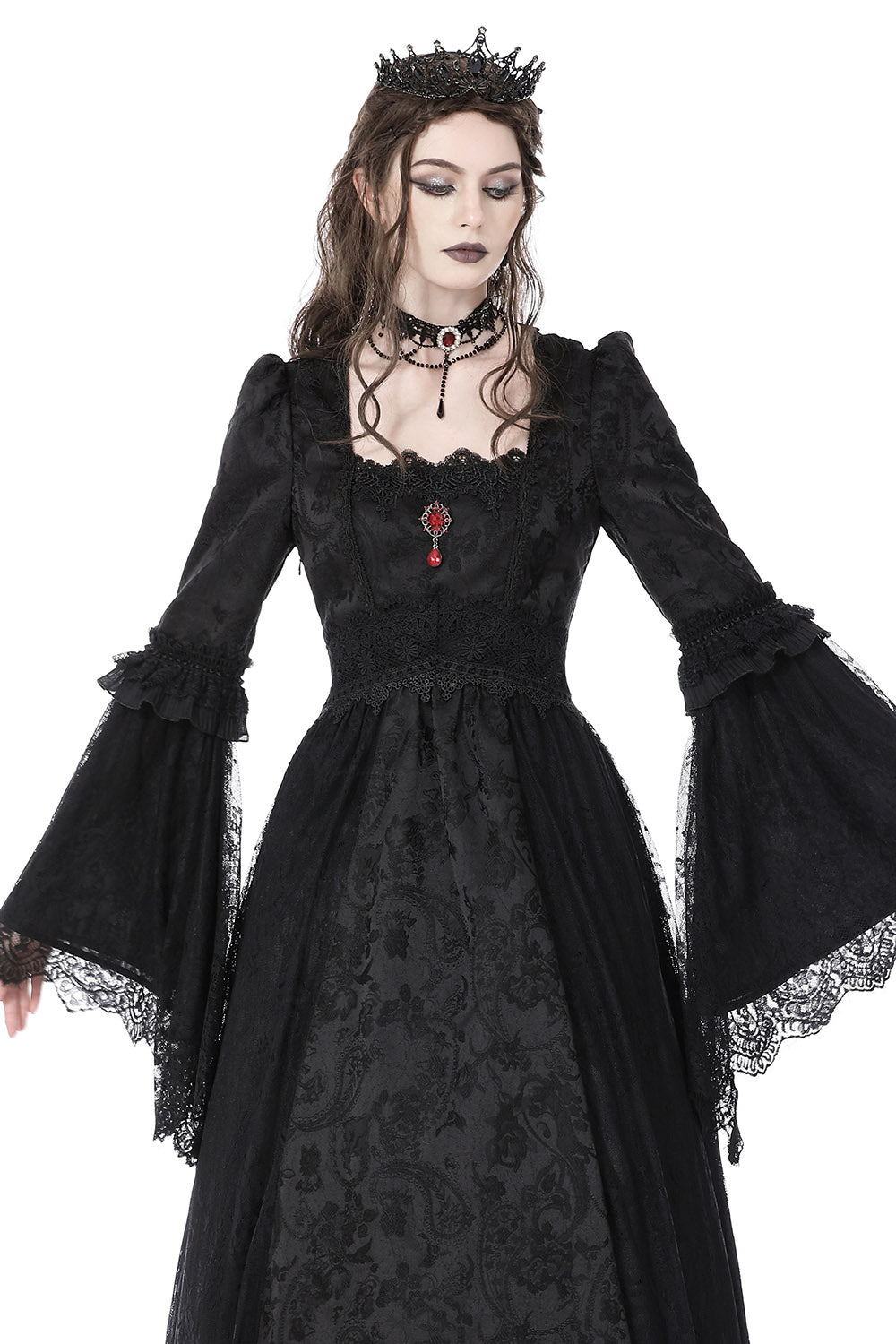 womens romantic goth dress