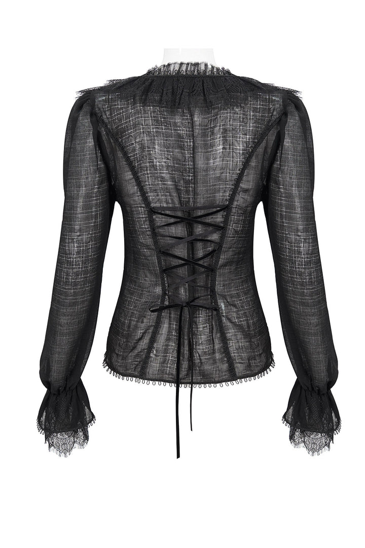 layered ruffle neckline top by devil fashion