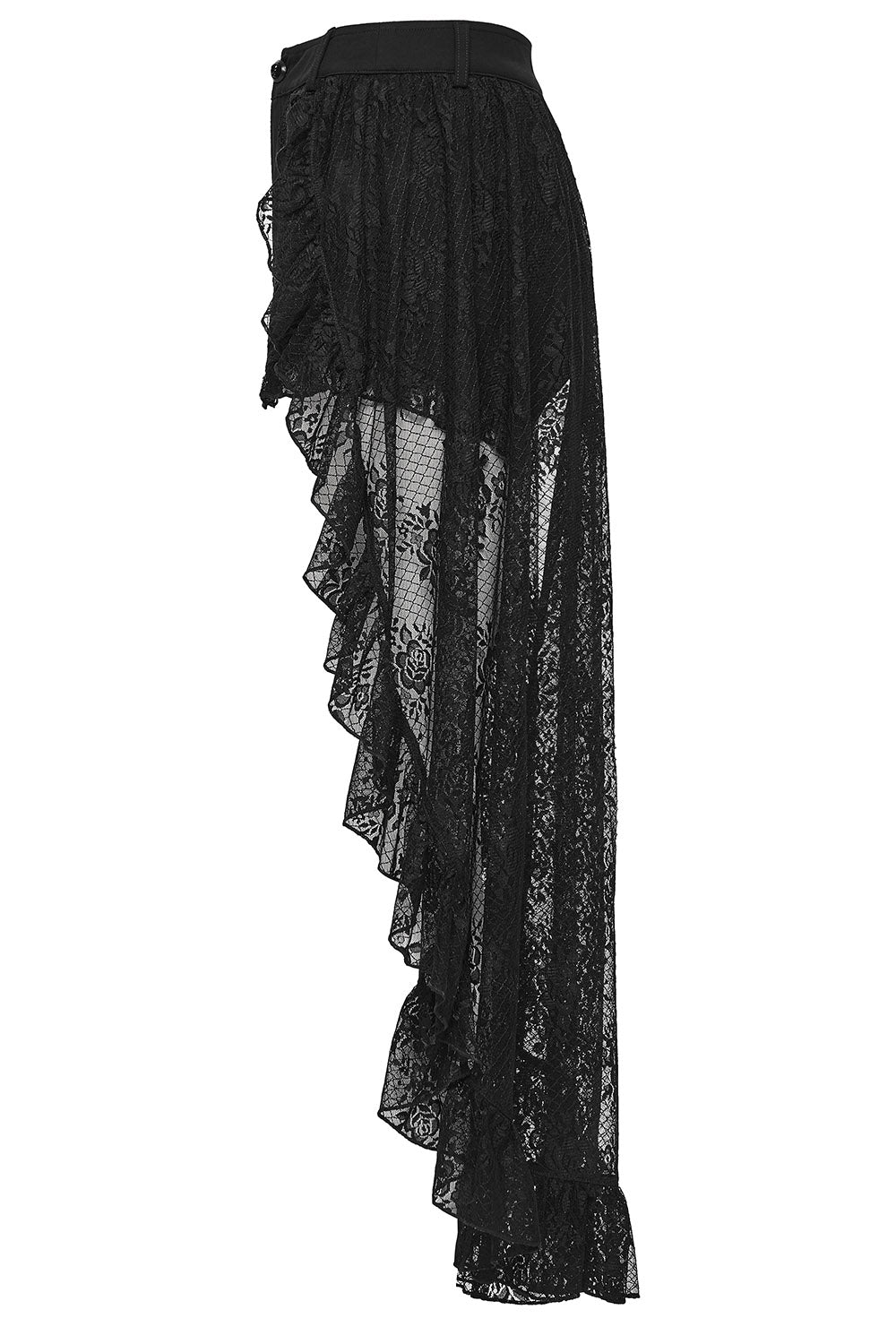 womens low rise gothic shorts with attached skirt