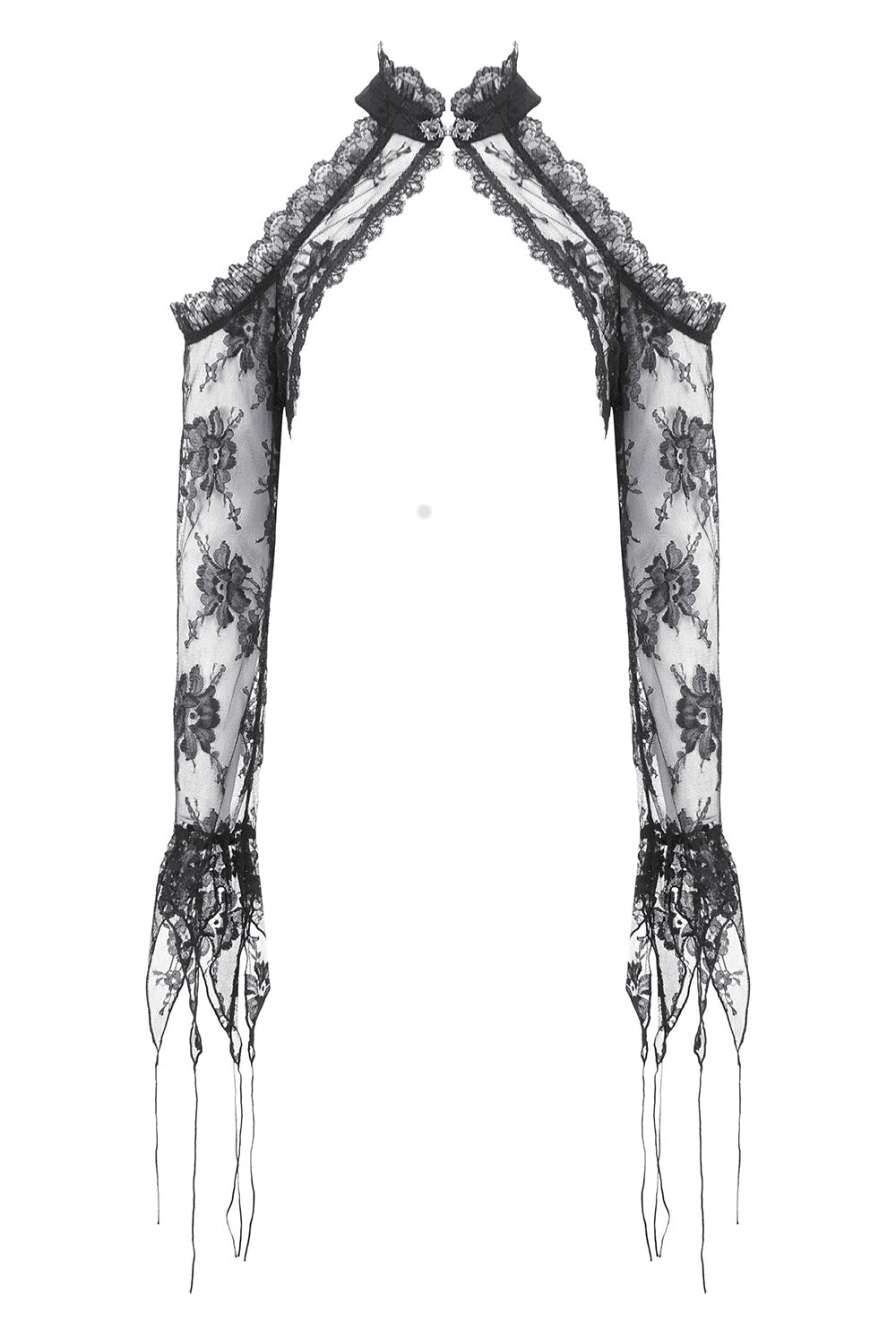 cold shoulder off the shoulder lace neck bolero shrug