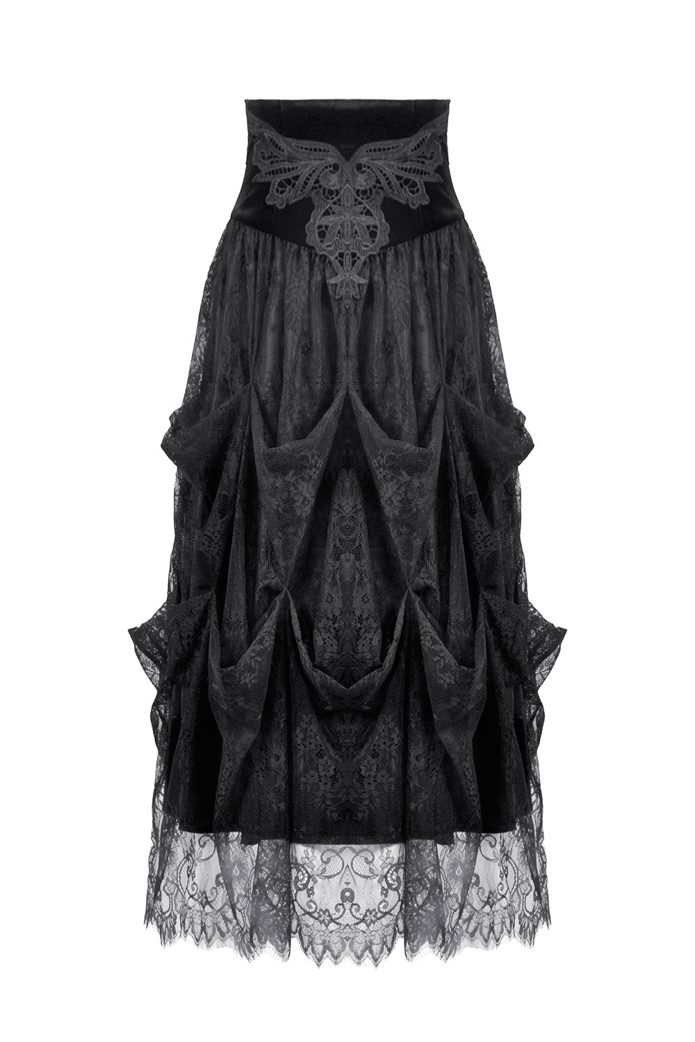 Ravenhall Draped Lace Skirt