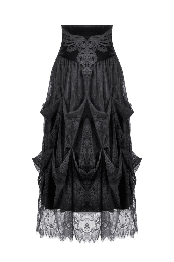 Ravenhall Draped Lace Skirt