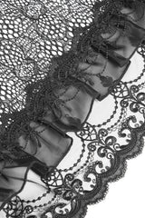 vampire gothic ruffle skirt