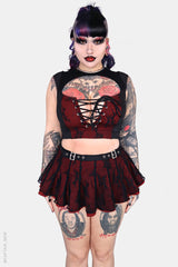 swimskirt with built-in shorts by forest ink