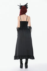 peplum hem gothic tank top