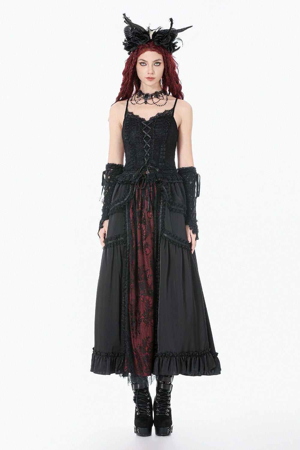dark lolita gothic tank top