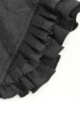 ruffled gothic top
