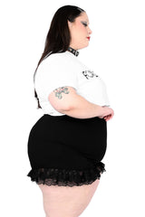 dark lolita womens high waisted bloomer shorts