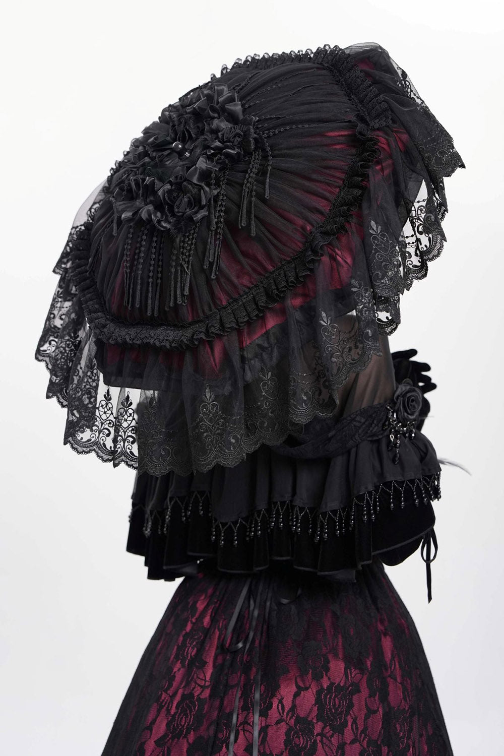 gothic lace parasol umbrella by devil fashion