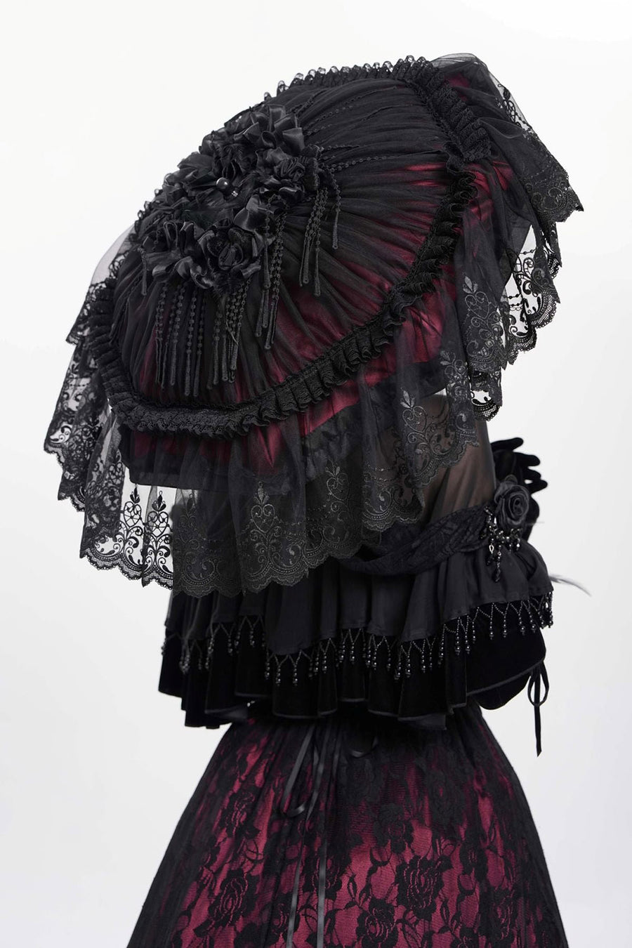 gothic lace parasol umbrella by devil fashion