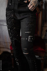 black cotton summer goth clothes