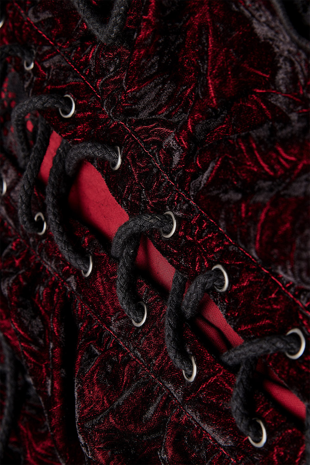 pirate goth lace-up shirt