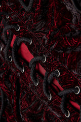 pirate goth lace-up shirt
