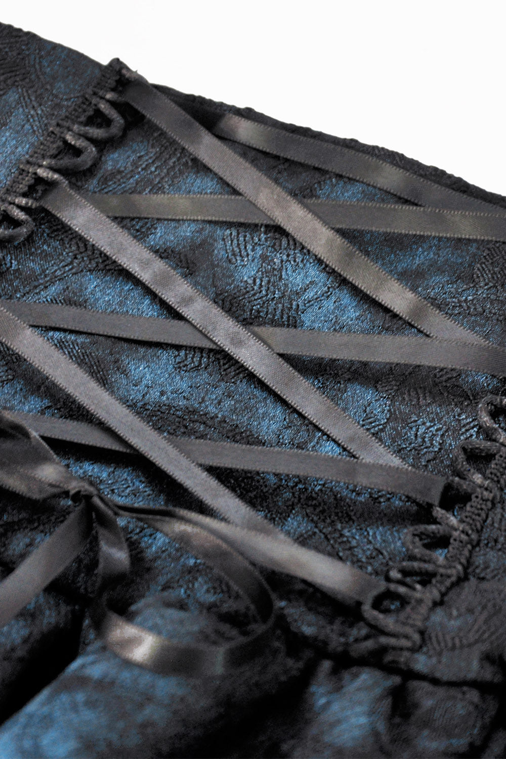 womens lace-up goth skirt