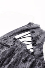 distressed apocalyptic dress fabric
