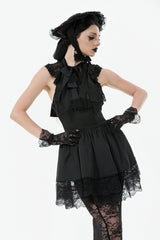 ruffled bow hat by dark in love